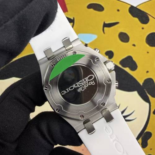 Audemars Piguet 愛彼 Royal Oak Offshore 26486ST.ZZ.D011CA.01 鋼殼鑽圈白橡膠帶計...