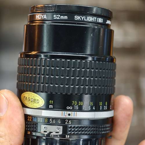 Nikon 105/2.5 nikkor AIS 功能正常 鏡片通透 三個月保養 可轉 Sony CANON olympus...