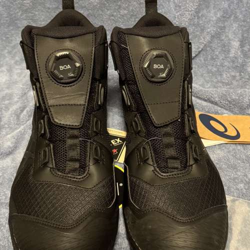 ASICS JSAA A working shoes safety boot ASICS WINJOB CP6-4 G-TX BOA Black/Gunmeta