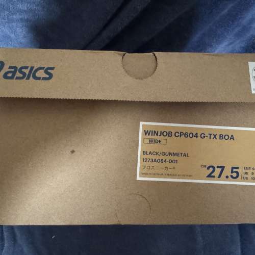 ASICS JSAA A working shoes safety boot ASICS WINJOB CP6-4 G-TX BOA Black/Gunmeta