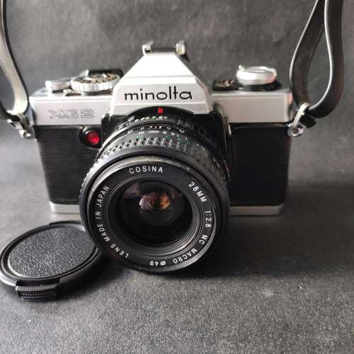 Minolta xg2  連cosina （確善能)28mm 2.8 Lens