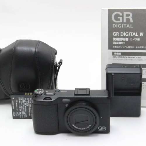 AA（成色極佳） RICOH GR DIGITAL IV 4，快門100內