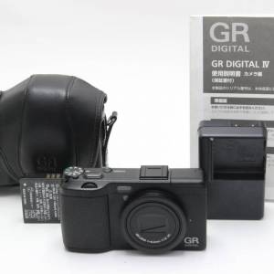 AA（成色極佳） RICOH GR DIGITAL IV 4，快門100內