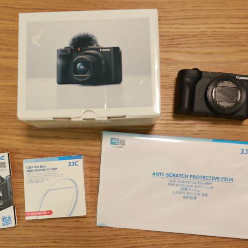 近全新百老匯行貨full set有盒有單有保養 Canon PowerShot V1