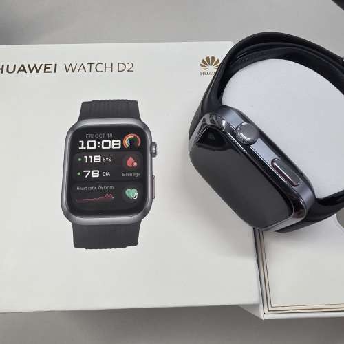 Huawei 華為 Watch D2 LCA-B10 腕上動態血壓監測智能手錶 黑色 99%新