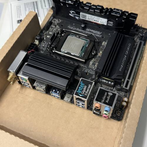 ITX 組合：i5-9600K + ASRock Z390 Phantom Gaming-ITX/ac + G.SKILL DDR4 16GB Kit