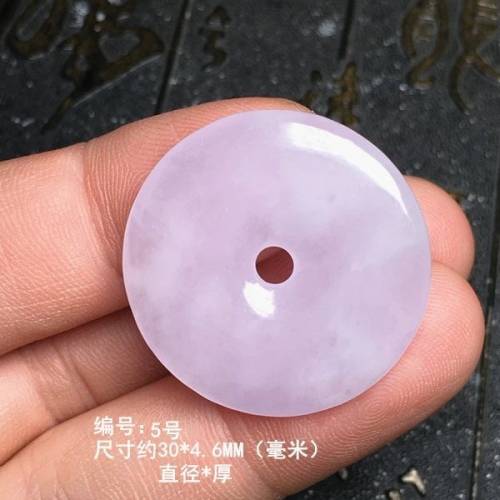 紫罗兰翡翠紫罗兰平安扣