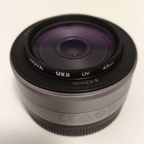Canon EF-M 22mm f/2 STM 鏡頭連HOYA保護鏡 EFM