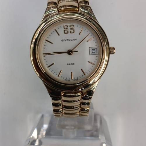 罕有全新Vintage Givenchy Slim Quartz Watch ( Swiss Made 瑞士製造 )