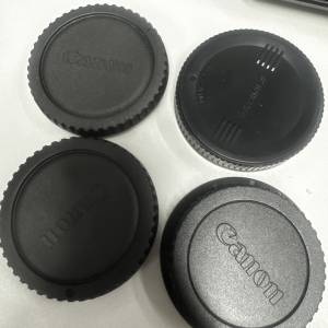 Canon 相機 底面蓋 2 set ( 相機蓋，鏡頭底蓋 ）len rear cap camera cap