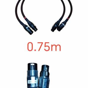 :van den hul 訊號線兩對(0.5m & 0.75m)