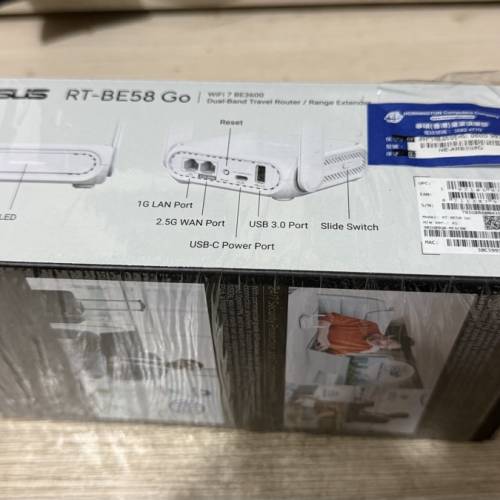 ASUS RT-BE58 Go WiFi 7 路由器
