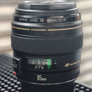 CANON 85/1.8 USM EF 功能正常 鏡片通透 有盒 三個月保養 極新