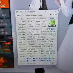 【放售】 Gigabyte GeForce RTX 4070 SUPER WINDFORCE OC 12G GDDR6X