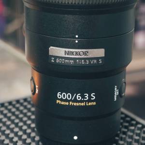 Nikon 600/6.3 S vr z 極新 功能正常 鏡片通透 3個月保養