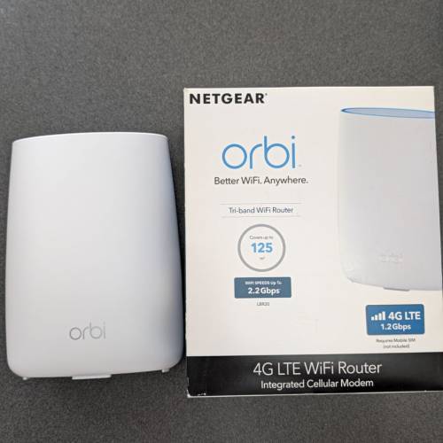 [有盒有單齊配件] NETGEAR ORBI LBR20 4G LTE Router 路由器