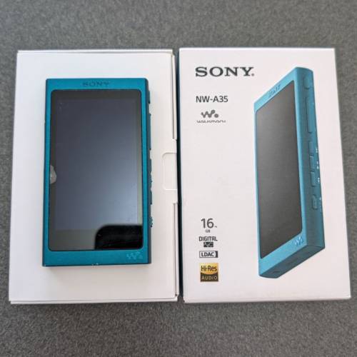 [有盒有單] Sony NW-A35 播放器 Player 藍綠色