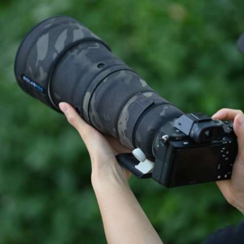 For Sony FE 400mm F4.5 GM OSS (SEL400F45GM) 防水炮衣 - Multi Camo Black 黑色全...