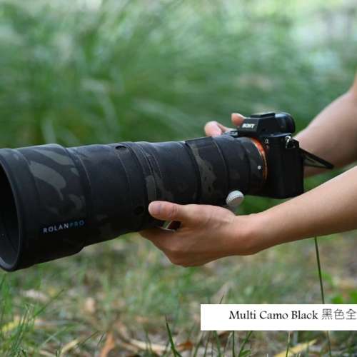For Sony FE 600mm F6.3 GM OSS (SEL600F63GM) 防水炮衣 - Multi Camo Black 黑色全...