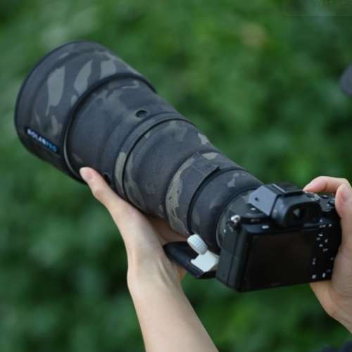 For Sony FE 600mm F6.3 GM OSS (SEL600F63GM) 防水炮衣 - Multi Camo Black 黑色全...