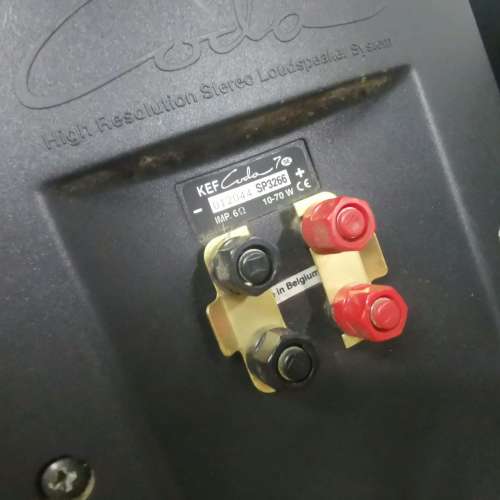 英國早期 kef coda 7se 書架喇叭一對 平售$400