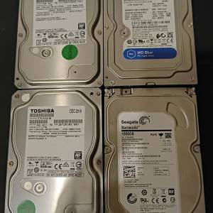 TOSHIBA Seagate WD 3.5吋 1TB 硬碟  每隻$80