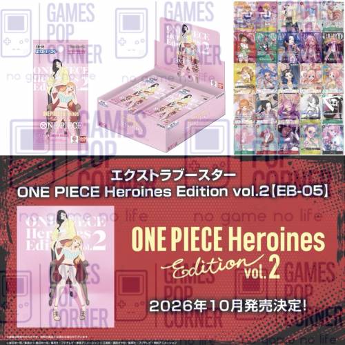 (接受預訂) BANDAI🇯🇵ONE PIECE Card Game*OPCG [EB-05] 特殊補充包 Heroines Edi...