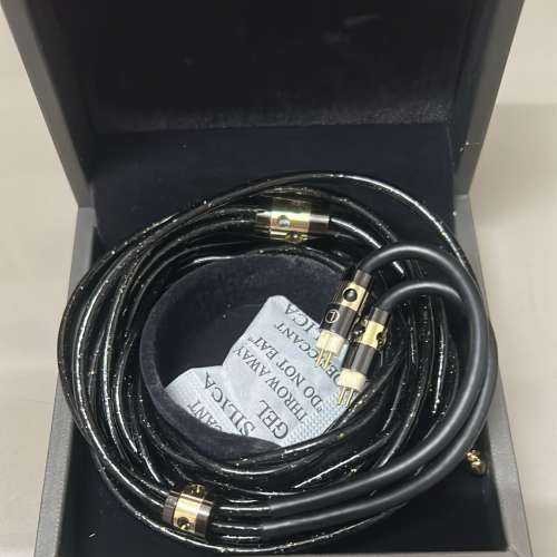 [限量2條](耳機線名:TRITON BLACK)雙絞6N銀鍍鈀、5N銀鍍金、6N單晶銀、4N純銀和無氧...