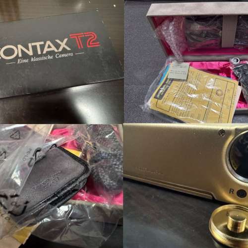 金色版的鈦合金 CONTAX T2 限量色 菲林相機