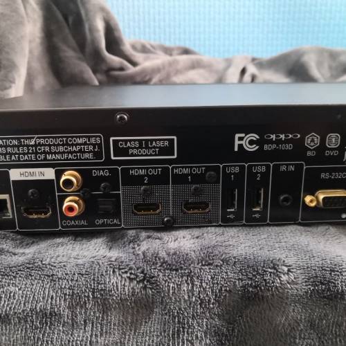 OPPO BDP-103D高級蓝光機(機身整體靓仔100%運作正常,