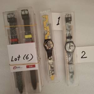 Swatch 手錶 1980's-1900's (Lot 6 ) 1-10/5 Pairs Quartz