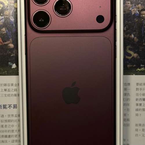全新激活 IPhone 18 Pro Max 256GB 酒紅色