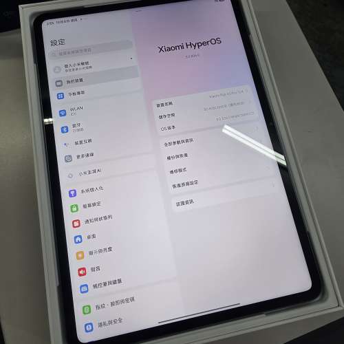 Xiaomi 小米 平板 6S Pro 12.4吋 Wi-Fi CN版 (12+256GB) 黑色 99%新
