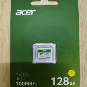 全新未拆封Acer MSC100 128GB TF卡