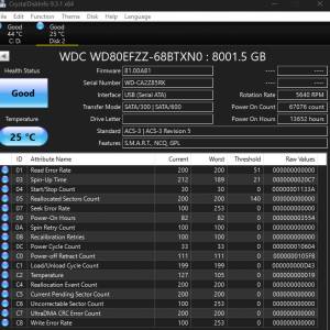 WD Red Plus WD80EFZZ 3.5 8TB 128MB SATA3 Hard Disk x8