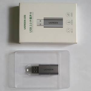 綠聯 UGREEN USB音頻轉接器/耳機轉接頭