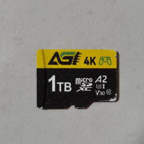AGI TF138 A2 UHS-I U3 V30 microSDXC 記憶卡 1TB
