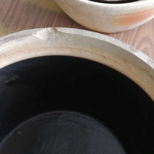 舊款中式煮食瓦煲2個