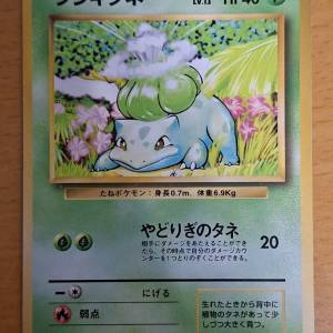 30年前第一彈第一款(編號001)Pok&eacute;mon Card ptcg