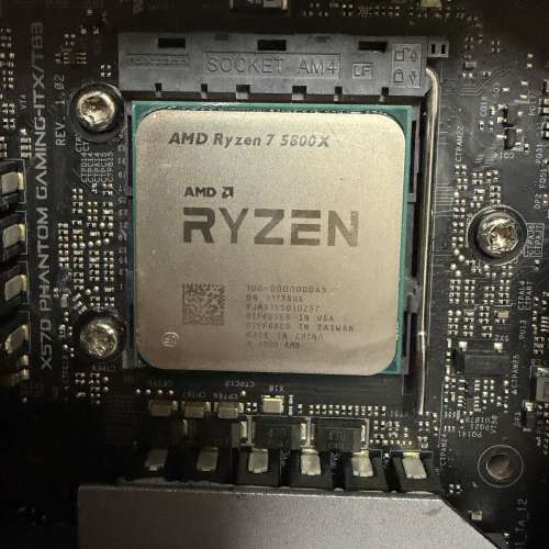 5800x+ASRock X570 Phantom Gaming-ITX/TB3 +g.skill 3600MHz 16gb RGB RAM