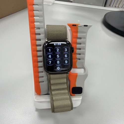[99%新 100%電池] Apple Watch Series 11 GPS 42mm 午夜色（有盒/跟2條錶帶/冇明顯...
