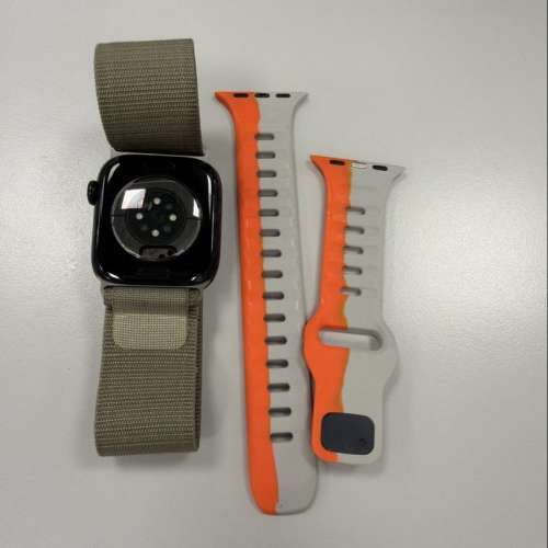 [99%新 100%電池] Apple Watch Series 11 GPS 42mm 午夜色（有盒/跟2條錶帶/冇明顯...