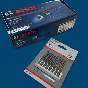 Bosch GO 4 GSD4V-5 Cordless Electric Screwdriver (4th Gen, 2026 Model) +8 bits
