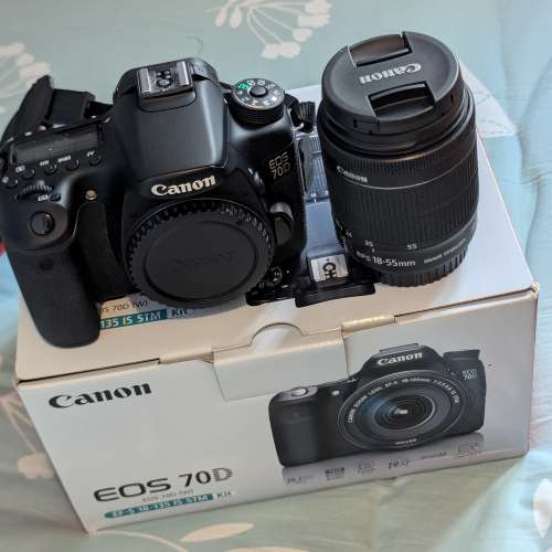 99%新淨 Canon EOS 70D 連 18-55mm Lens (快門760)