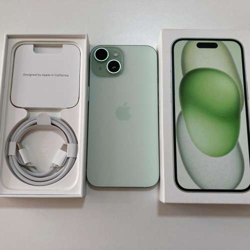 不議價現貨全原裝 外觀全新 電池99% iPhone 15 plus 128gb eSim + 一張實體sim gre...