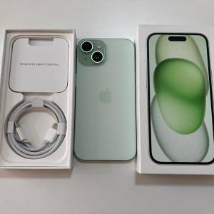 不議價現貨全原裝 外觀全新 電池99% iPhone 15 plus 128gb eSim + 一張實體sim gre...