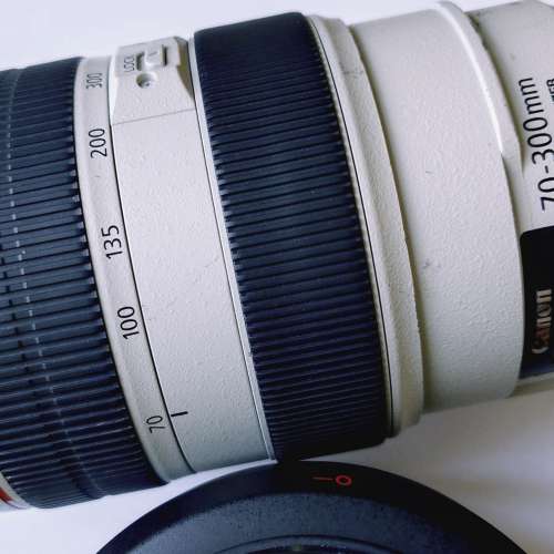 Canon 70-300mm f4.0-5.6 L lens (肥白）