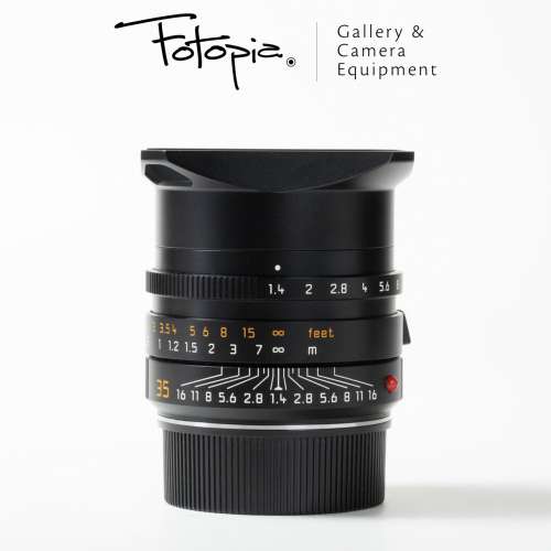 || Leica Summilux-M 35mm F1.4 ASPH - Black / 11663 / FLE (Like New) ||
