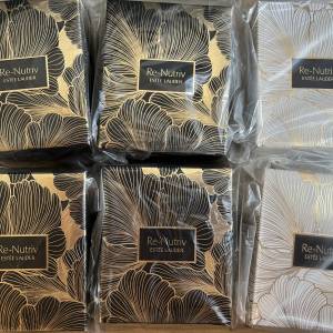 【全新正貨快閃價】Est&eacute;e Lauder 雅詩蘭黛 白金護膚套裝（黑鑽 / 花秘 4件套）