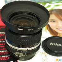 Nikon Ais 24 mm f/2 + HK-2 Lens Hood